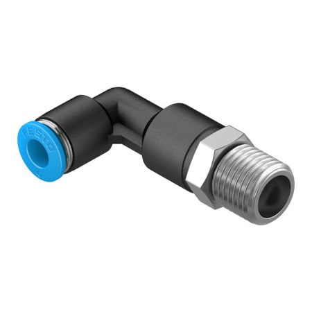 Festo Push-In L-Fitting, Long QSLL-1/4-6 QSLL-1/4-6